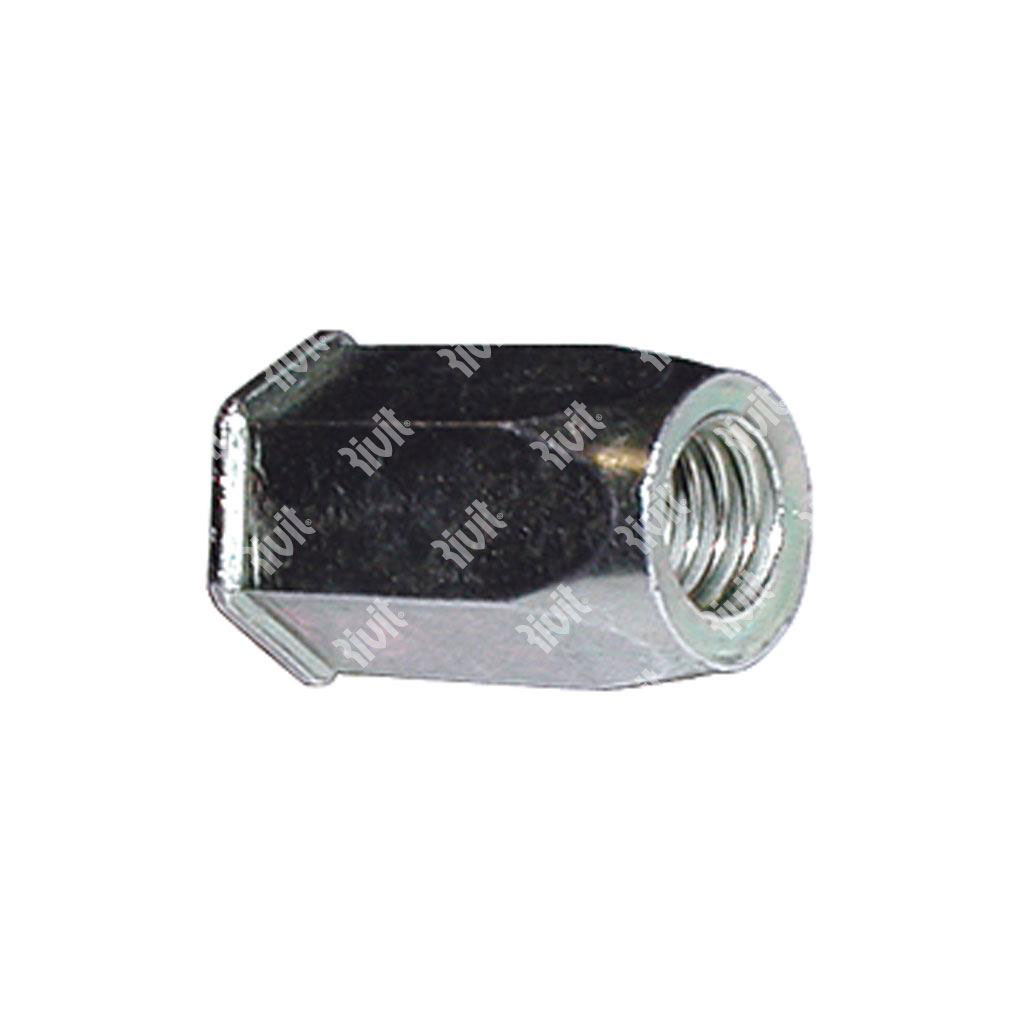 FRE-Rivsert Steel hexagonal 8,97mm h.9,0 gr0,5-3,0 RH M6/030