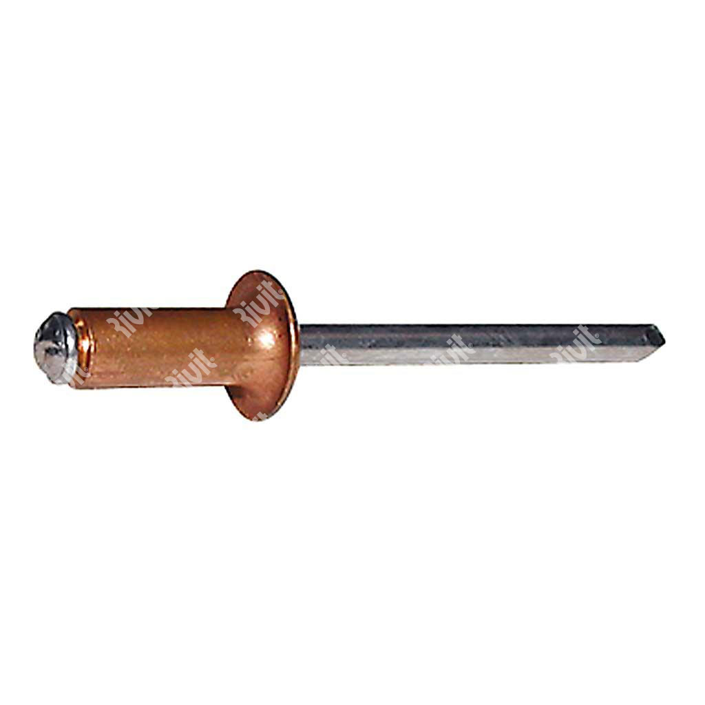 RFT-BOXRIV-Blind rivet Copper/Steel DH (50pcs) 3,4x11,0