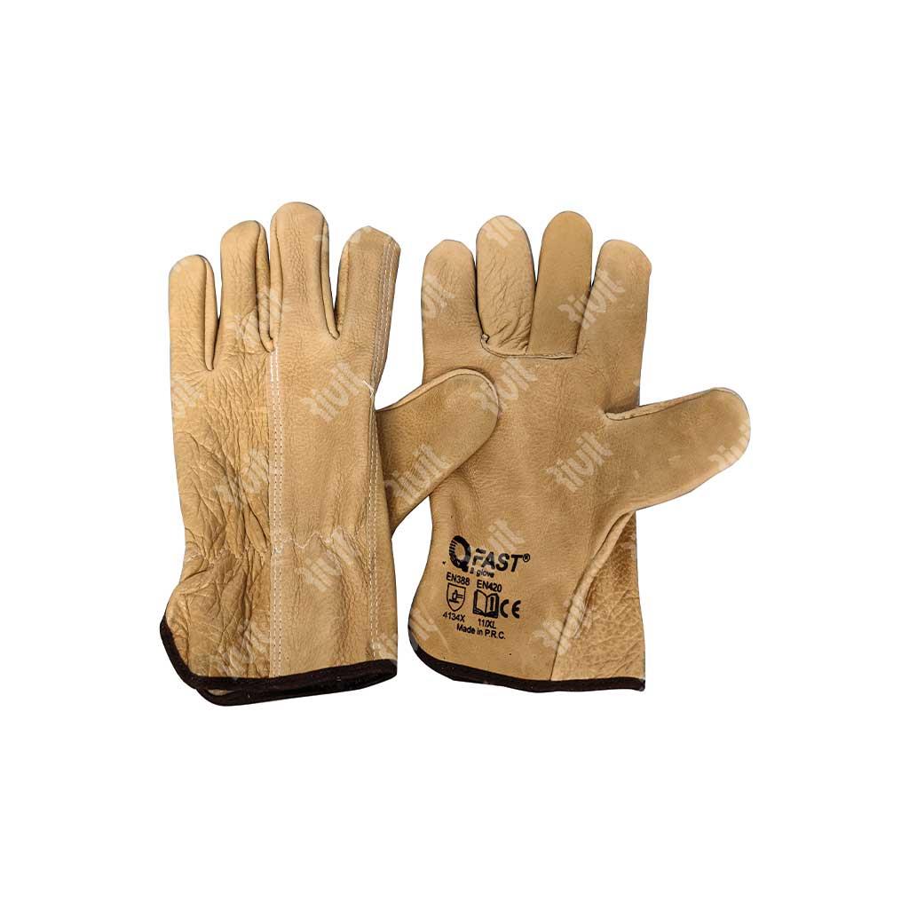 FERVI-Cow grain leather glove GL642/10