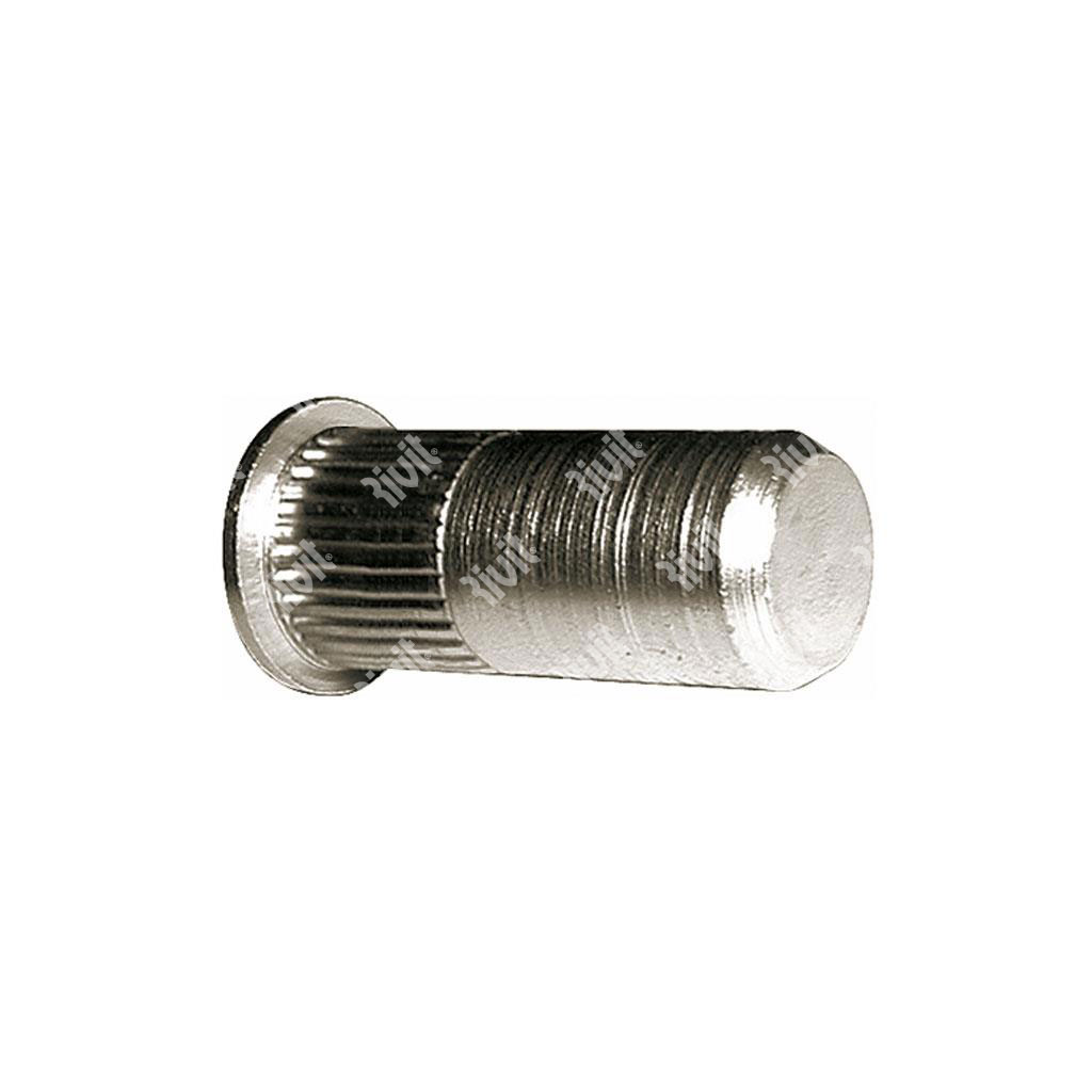 SITC-Z-A2-Close end Rivsert Stainless steel A2 h.9 gr0,5-3,0 knurled DH M6/030