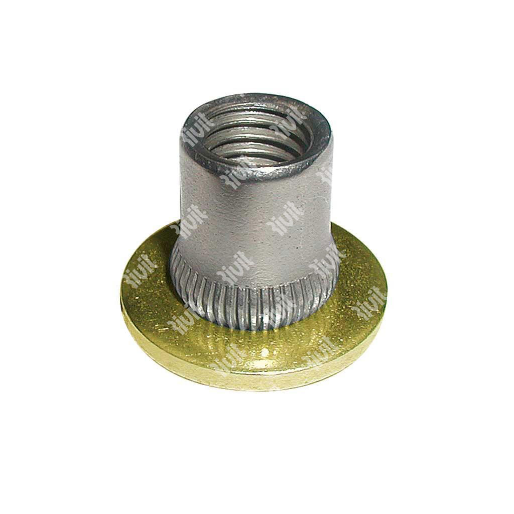 IRC-Z-A2-Rivsert Stainless steel A2 h.9,0 gr3,5-6, 0 knur. RH M6/060