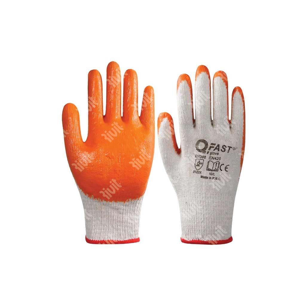 Seamless nylon glove/latex GL503/10