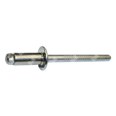IITA2-BOXRIV-Blind rivet Stainless steel 304/Stainless steel DH (100pcs) 3,2x8,0