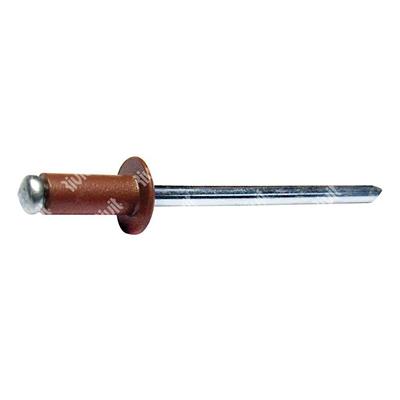 AFTCOPPER-Blind rivet Alu COPPER/Steel DH 3,4x7,0