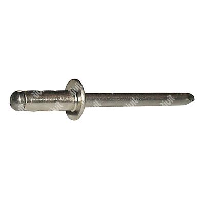 MULTIGRIPRIV-Blind rivet Stainless steel 304/304 gr 3,5-7,0 DH 4,0x12,0