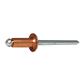 RFT-Blind rivet Copper/Steel DH 3,4x11,0