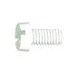 Slotted cheese head screw UNI 6107/DIN 84A Nylon 6.6 natural M3x16