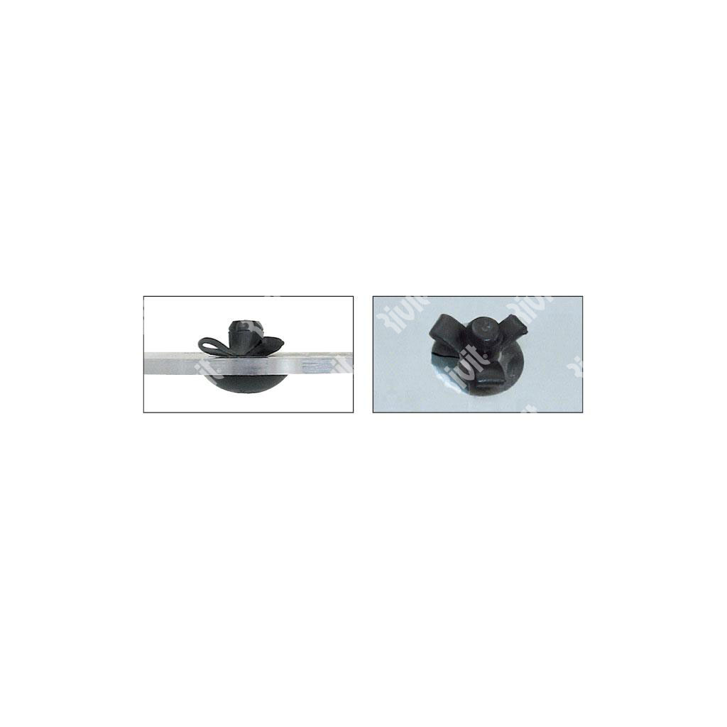 TRIPLASTRIV-Blind rivet black Nylon 6.6 gr 1,5-4,5 DH9,0 4,8x16,0