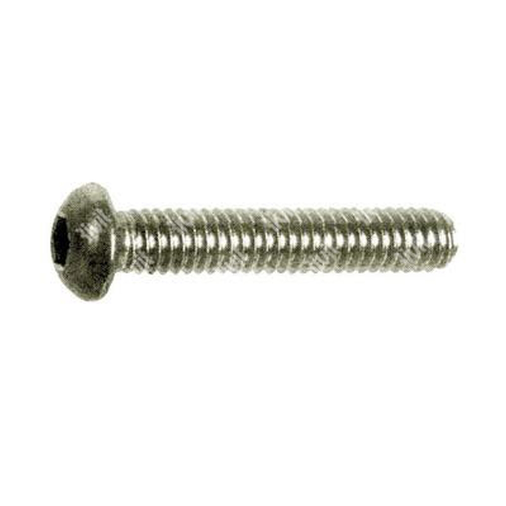 Hex socket button head cap screw ISO 7380 stainless steel 304 M6x12