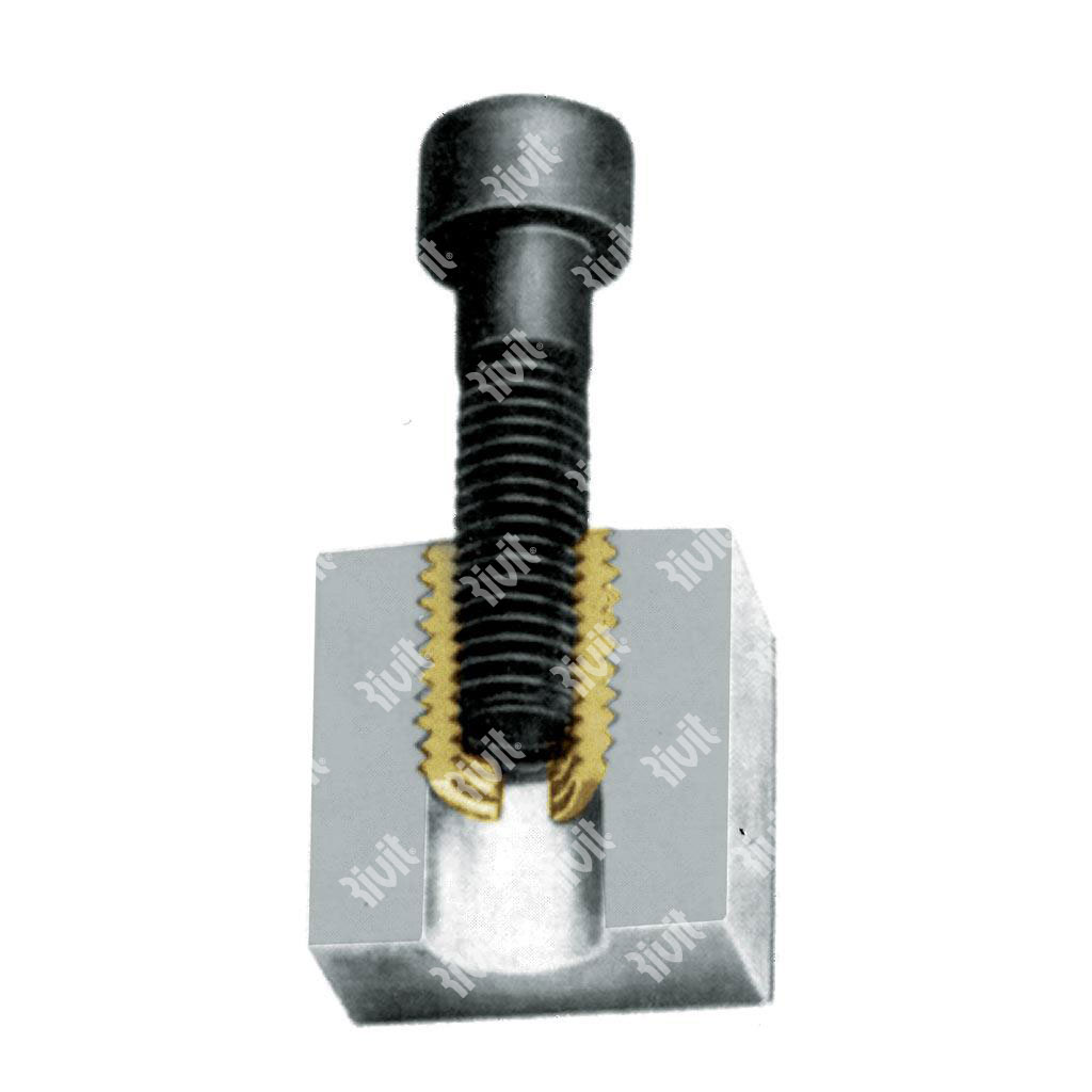RSCT-O-Brass self tapping socket h.4,5-4,8 - de.5,0 - h.6,0 M3x0,5x6