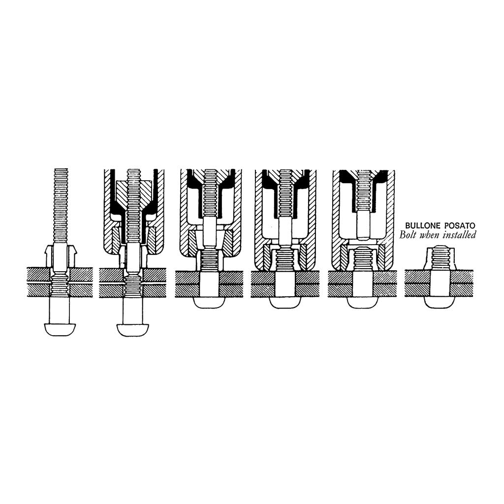 RIVLOCK-Lockbolt Steel d.6,4 gr 7,9-11,1 DH RLFT 8-6 d6,4
