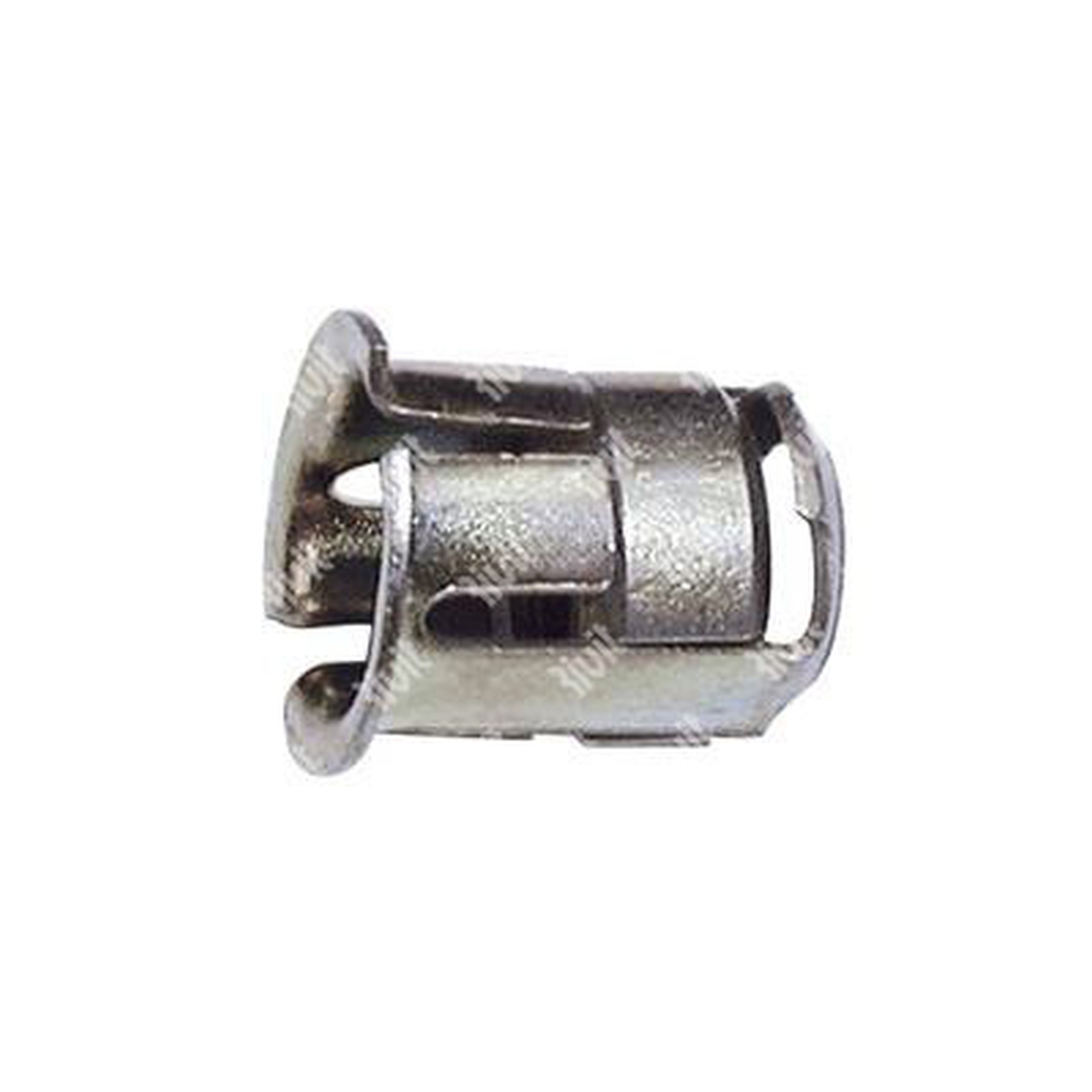 DG1006-0 Round Steel caged nuts gr.0,7-4,0 h.10,1 M6