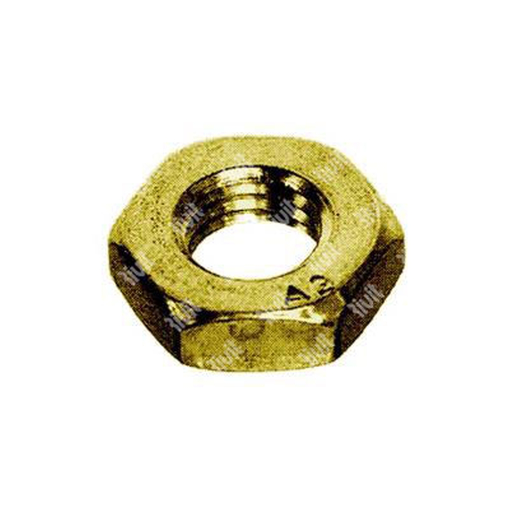 Hexagon nut UNI 5589/DIN 936 Brass M16