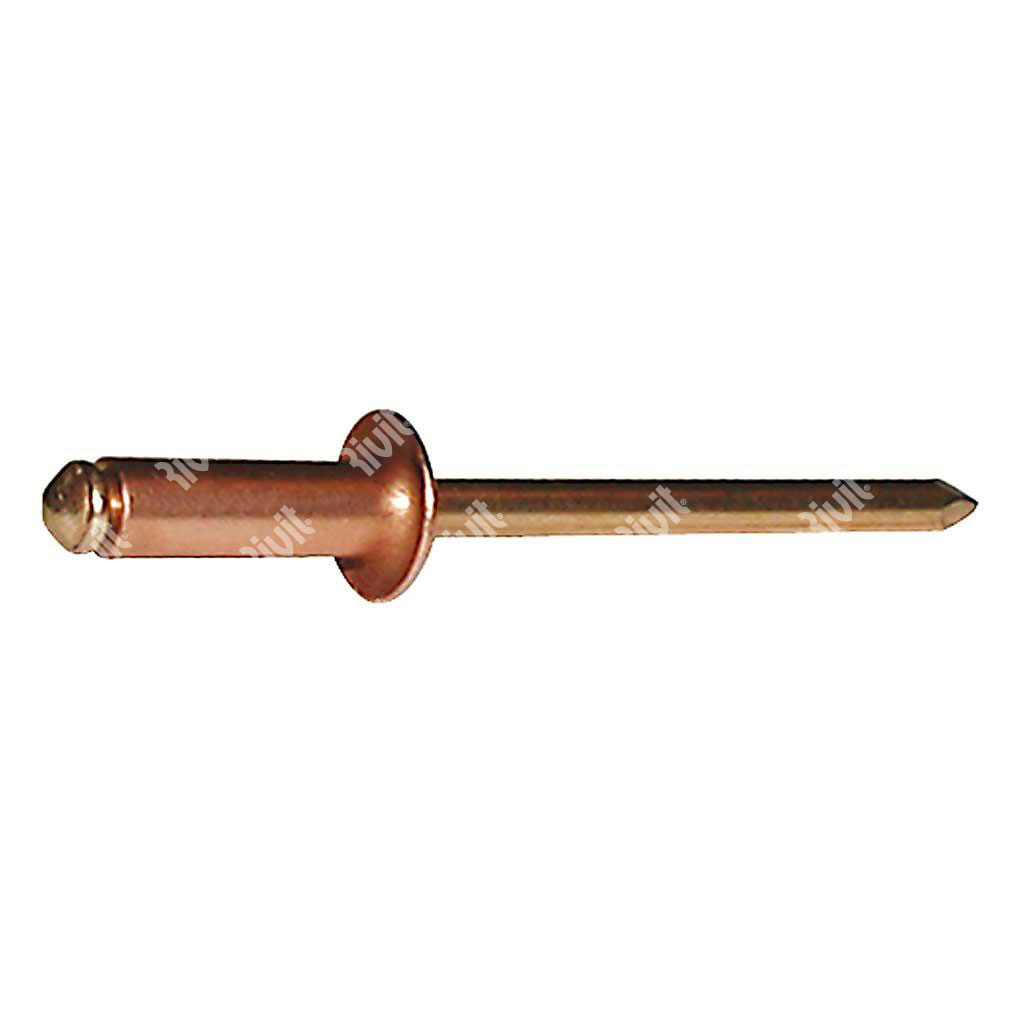 RBT-BOXRIV-Blind rivet Copper/Bronze DH (50pcs) 3,9x9,0