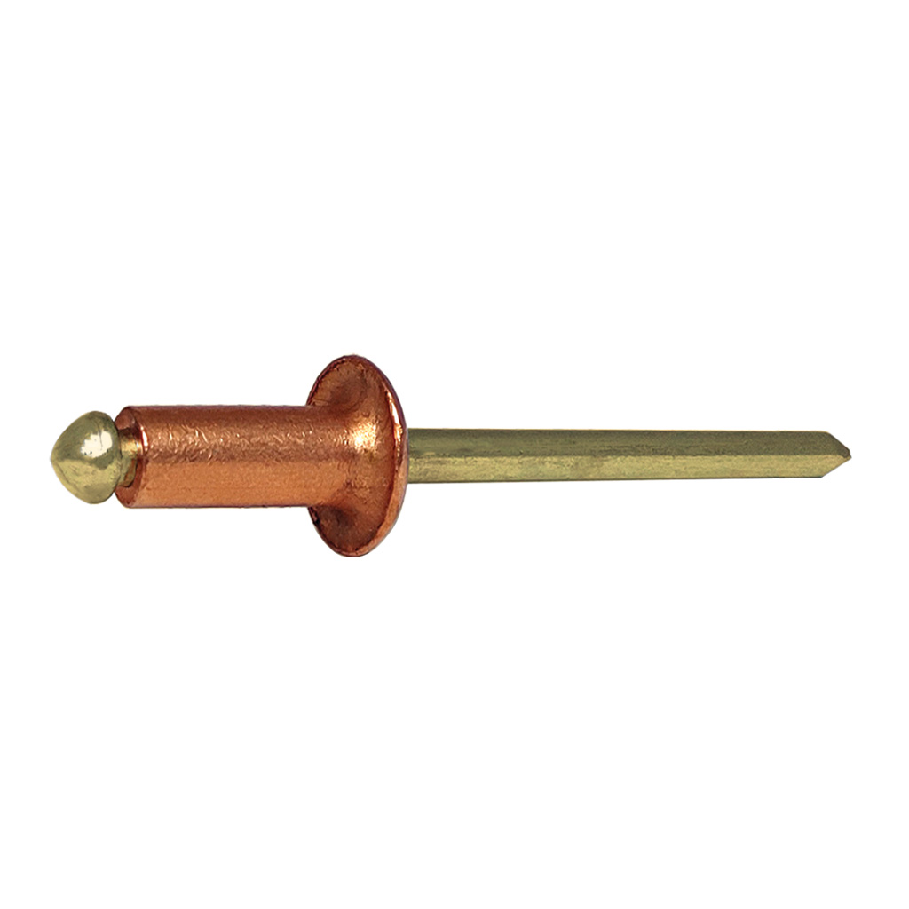 ROT-Blind rivet Copper/Brass DH 3,4x5,0