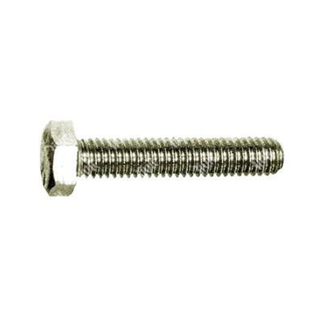 Hex head screw UNI 5739/DIN 933 A2 - stainless steel AISI304 M6x8