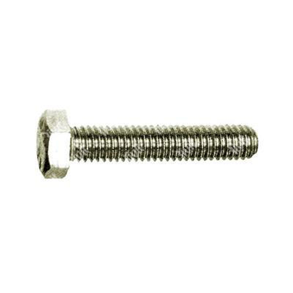 Hex head screw UNI 5739/DIN 933 A4 - stainless steel AISI316 M5x35