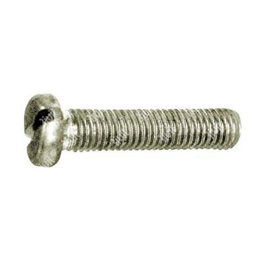 Slotted cheese head screw UNI 6107/DIN 84A A2 - stainless steel AISI304 M2x4