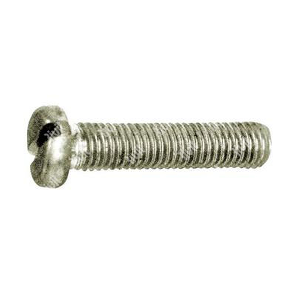 Slotted cheese head screw UNI 6107/DIN 84A A2 - stainless steel AISI304 M5x50