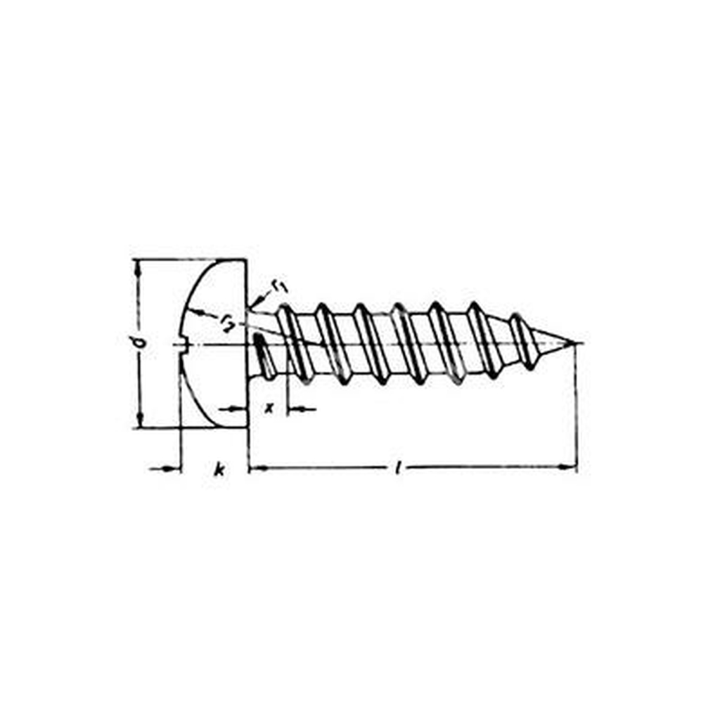 Autofilettante TC+ Ph UNI 6954/DIN 7981 INOX A2 2,9x6,5