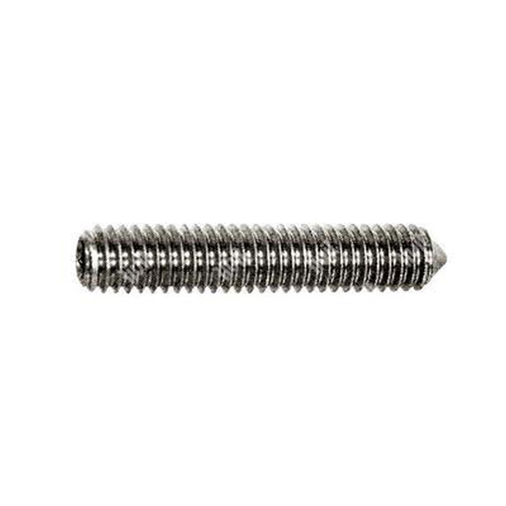 Socket set screw with cone point UNI 5927/DIN 914 stainless steel 304 M3x3
