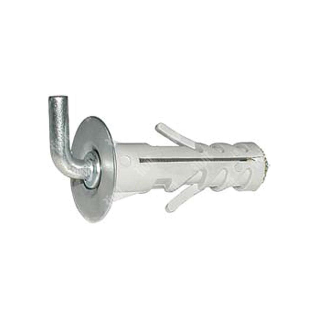 NP/GC-Nylon anchor w/short clip flange d.12x45