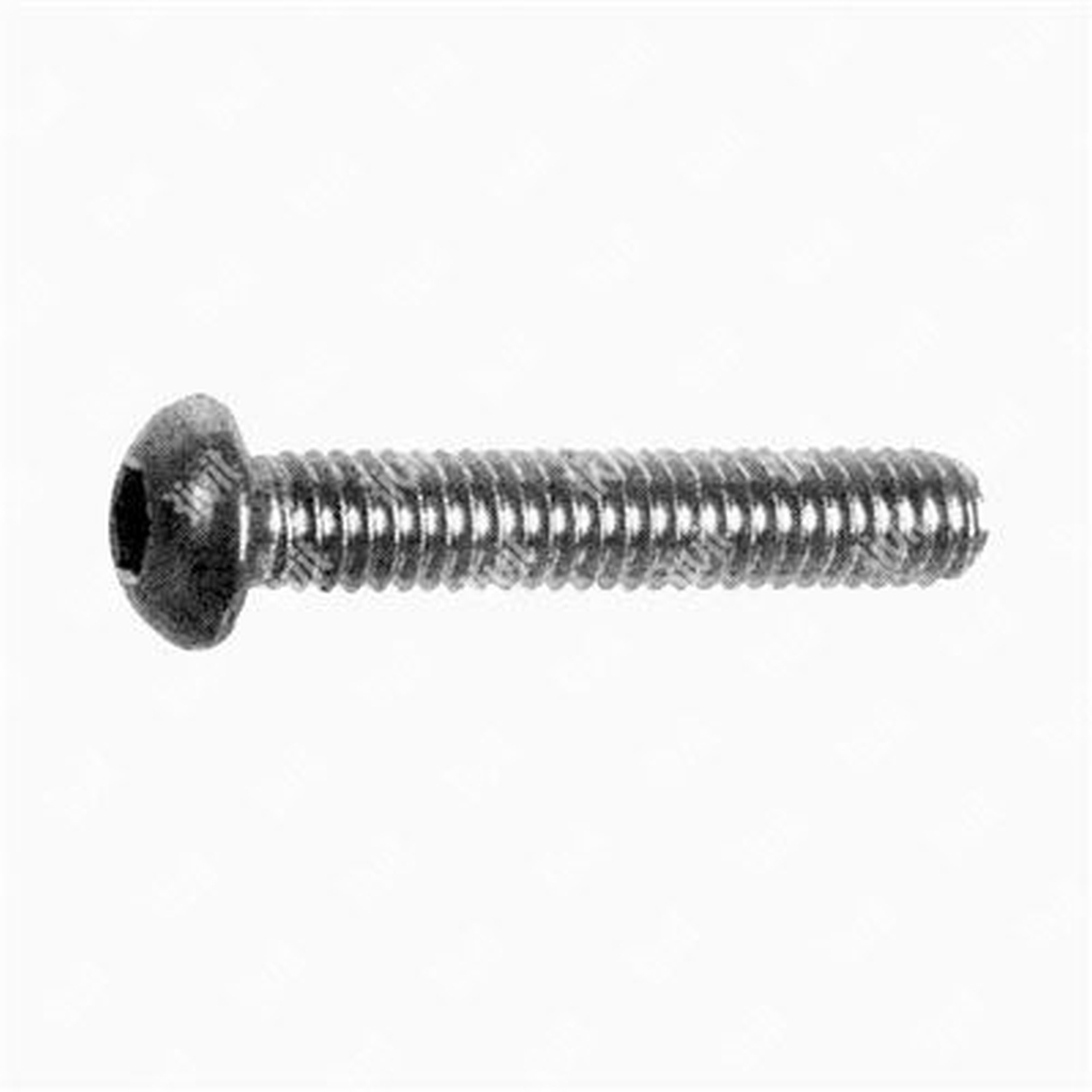 Hex socket button head cap screw ISO 7380 10.9 - plain steel M6x45