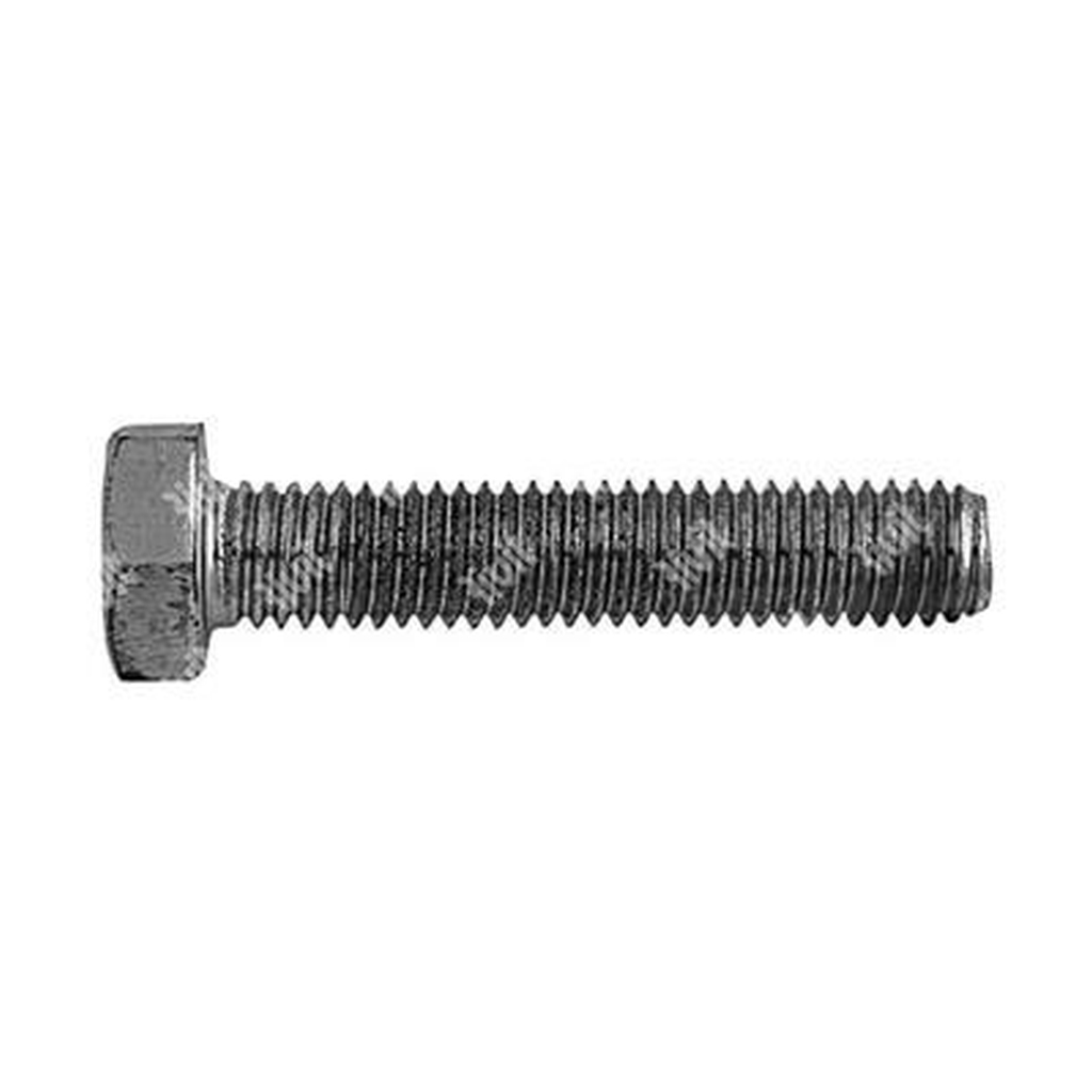 Hex head screw UNI 5739/DIN 933 8.8 - plain steel M4x6