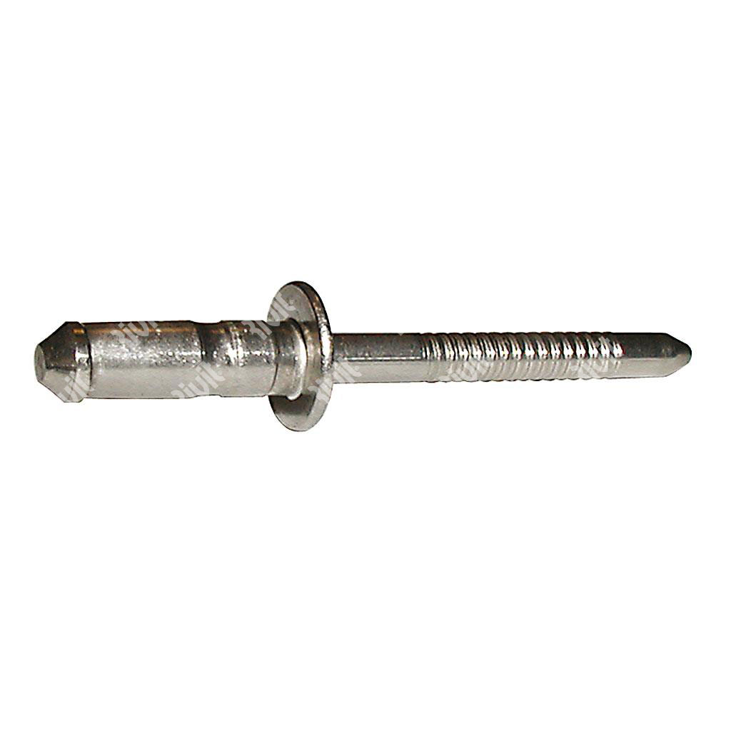 RIVINOX-Blind rivet Stainless steel A2/Stainless gr 5,0-7,0 DH 4,0x14,0
