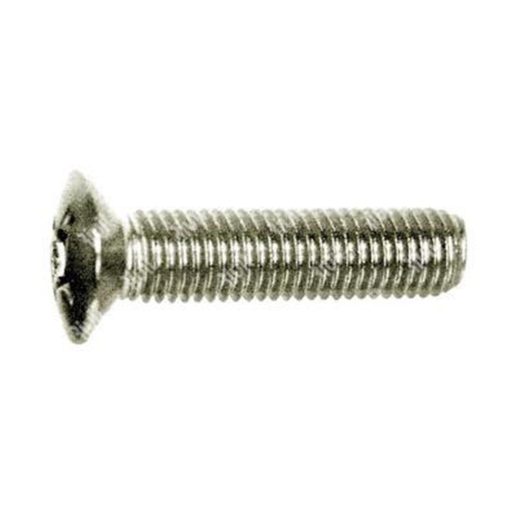 Phillips cross oval head screw UNI 7689/DIN 966 A4 - stainless steel AISI316 M6x20