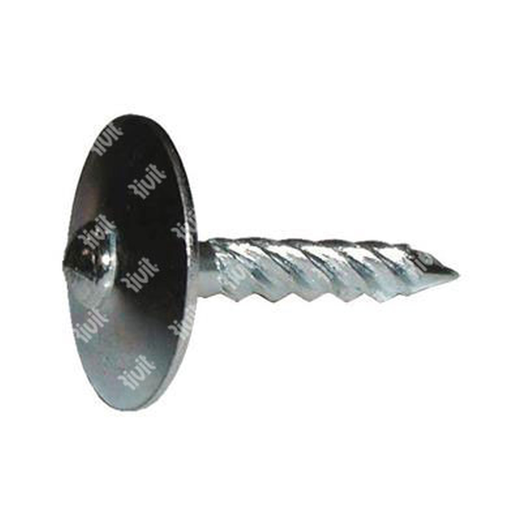 Steel Nail Umbrella head w/washer pp WZ d.4,4x40