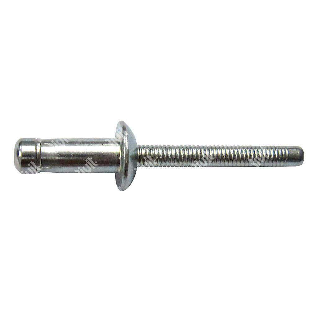 LOCKRIV-Blind rivet Steel/Steel gr 16,8-18,8 DH 6,4x24,5