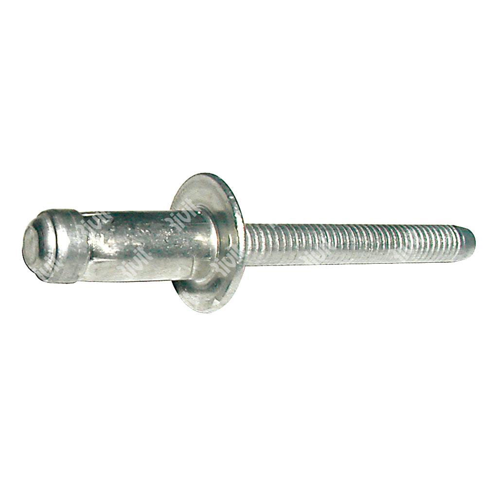 LOCKRIV-Blind rivet Alu/Alu gr 6,0-8,5 DH 4,8x14,0