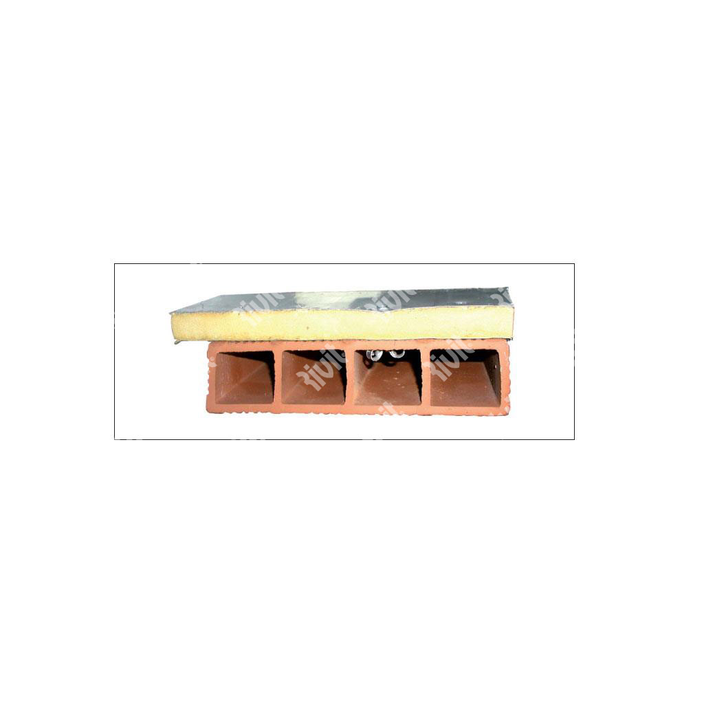 FIORIVPANEL-Alu/Acier rivet TP sandwich panneaux t 6,4x152,0