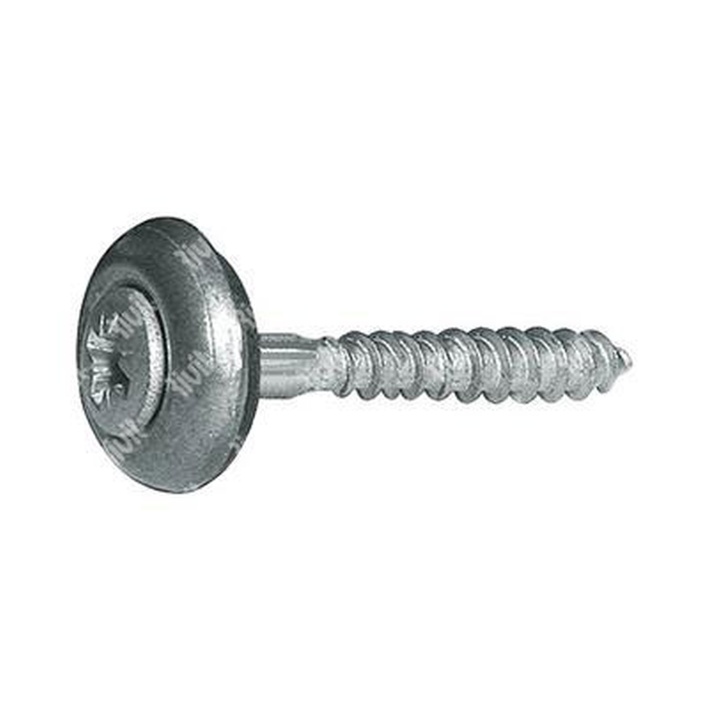 VSX15-Stainless steel screw w/washer and seal d15 cross PS 4,5x45xR15 3parti
