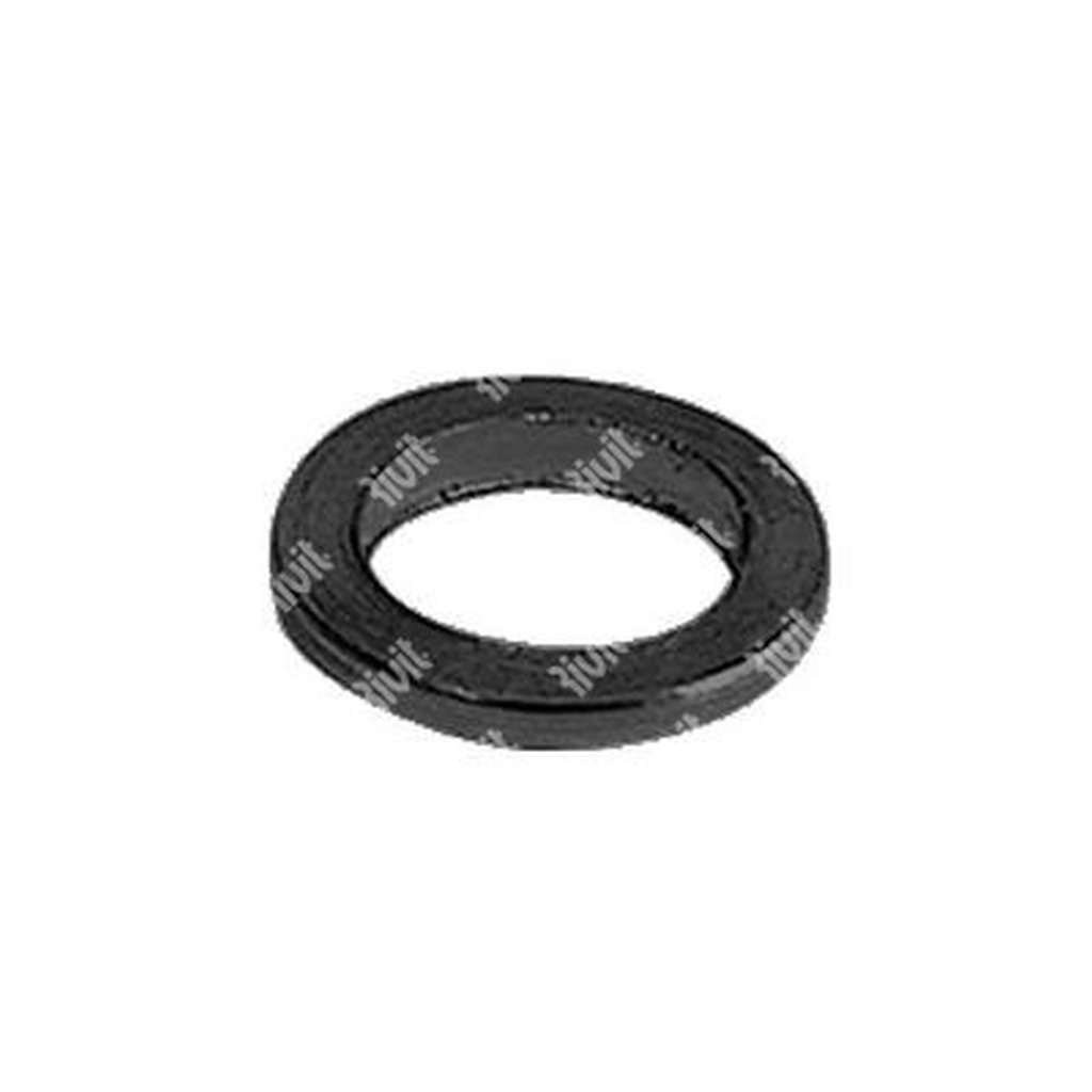 Flat washer UNI 6592/DIN 125A Stainless steel 304 black ox d.4