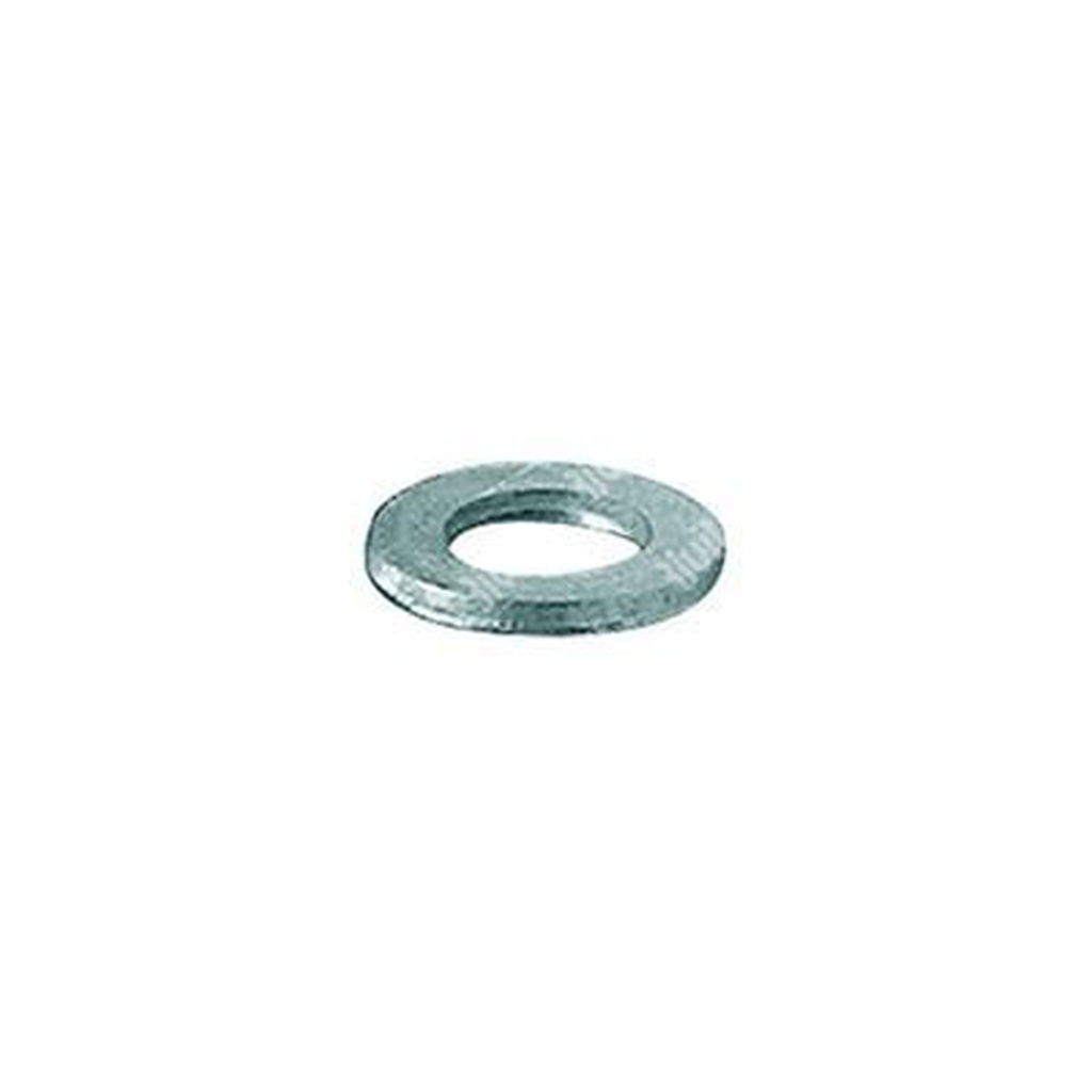 Flat washer UNI 6592/DIN 433 for c.h.s. HV100 - white zinc plated steel d.6