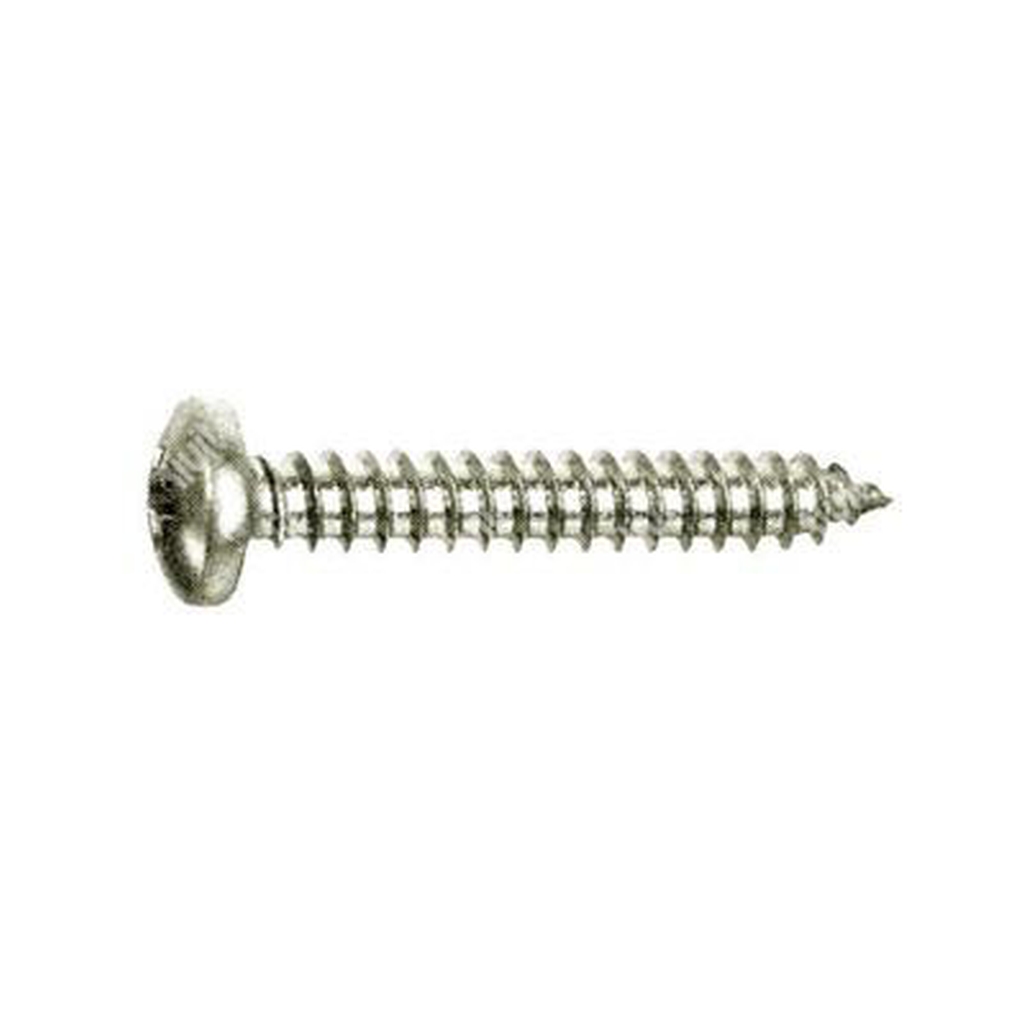 Phillips cross pan head tapping screw UNI 6954/DIN 7981 stainless steel 316 2,9x19