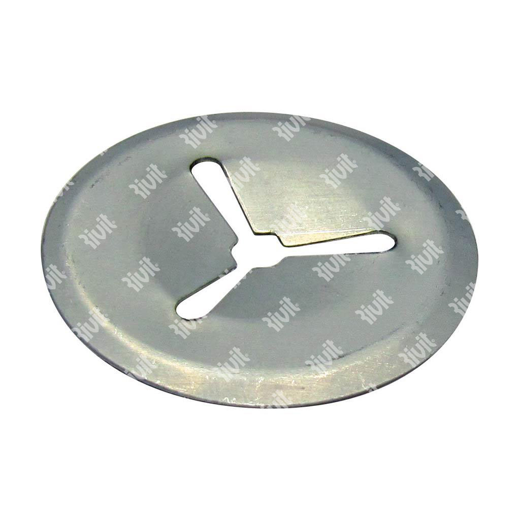 RZ40-Steel galvanized insulation clip for 4mm pin d.4x38 3 tagli