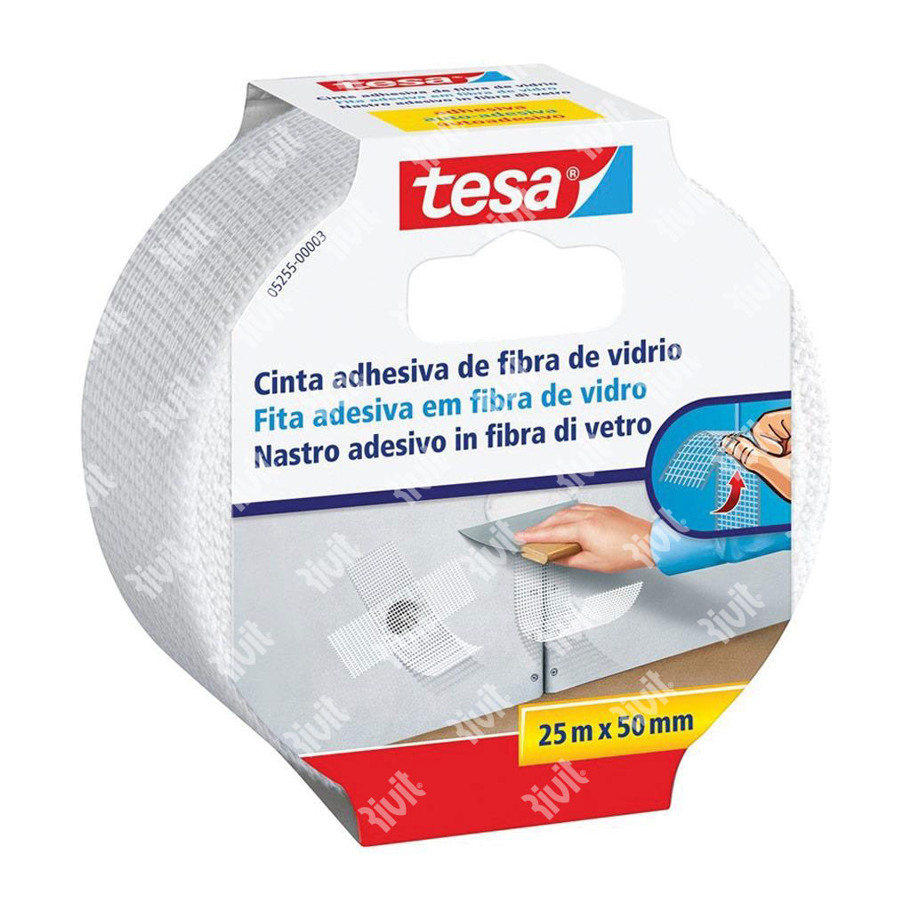 TESA-Nastro Fissa giunture fibra vetro mt.25x50mm