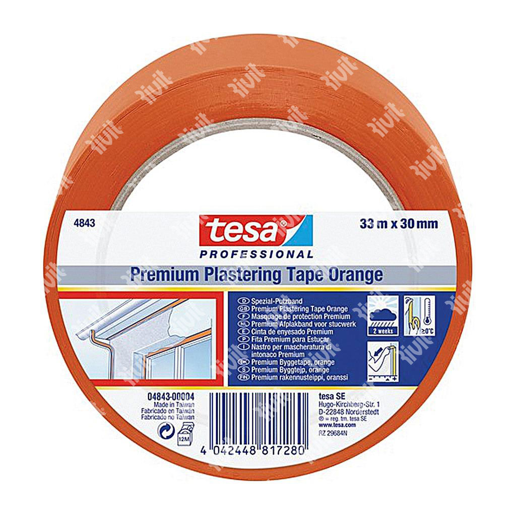 TESA-Nastro in PVC arancio UV mt.33x50mm