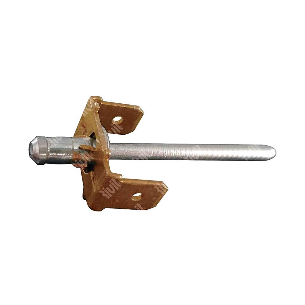 MASRIV2/90ST-Blind rivet Steel/Steel gr 0,6-1,5 2 Brass fastons 90° 2-90S 4x8