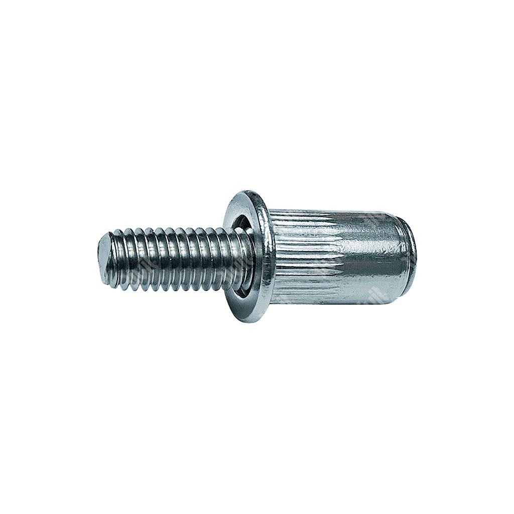 RIVBOLT-BFTCZ Ins FE maschio zigr f.9,9 ss1,0-3,0 M8x20