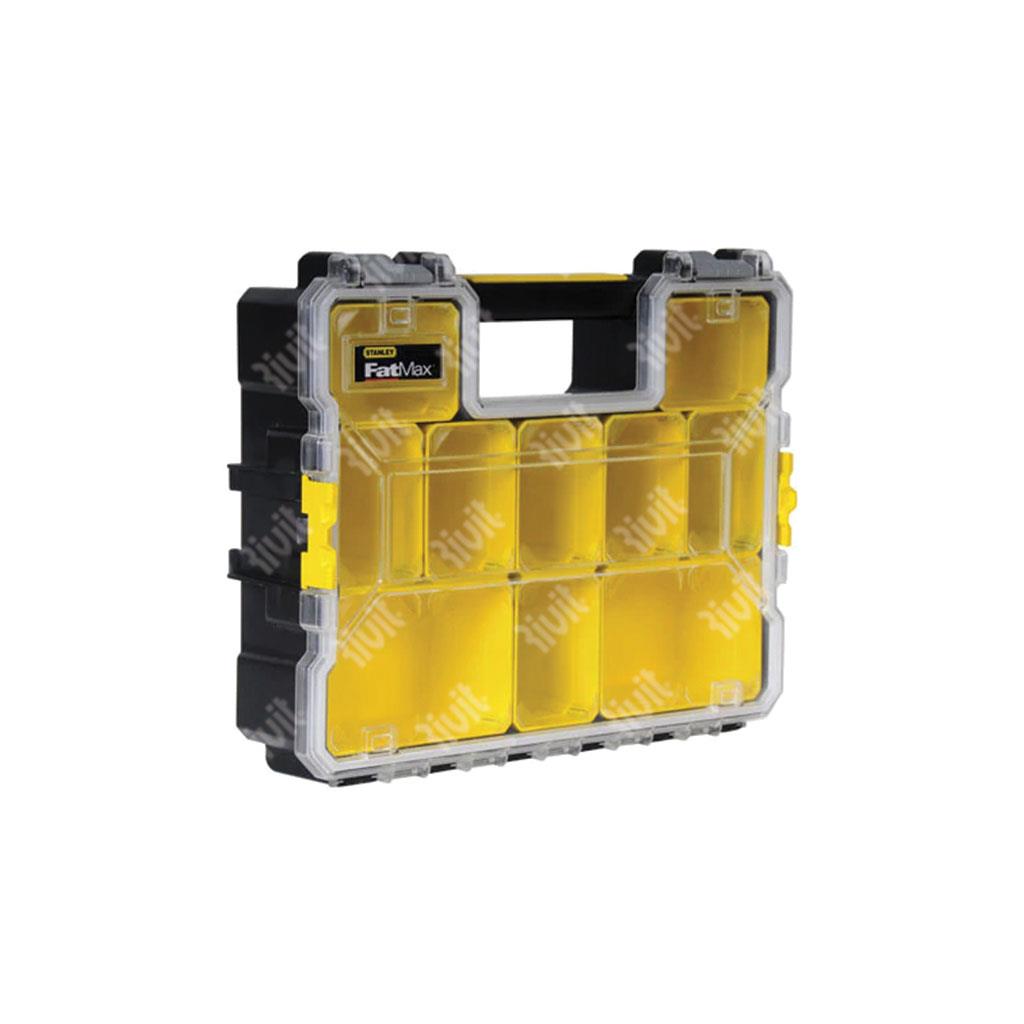 STANLEY-FATMAX organizer Cassettiera 44x11x35 MR197518  Sistemi di  fissaggio, utensili e macchine per lamiera: Rivit Fasteners & Tools