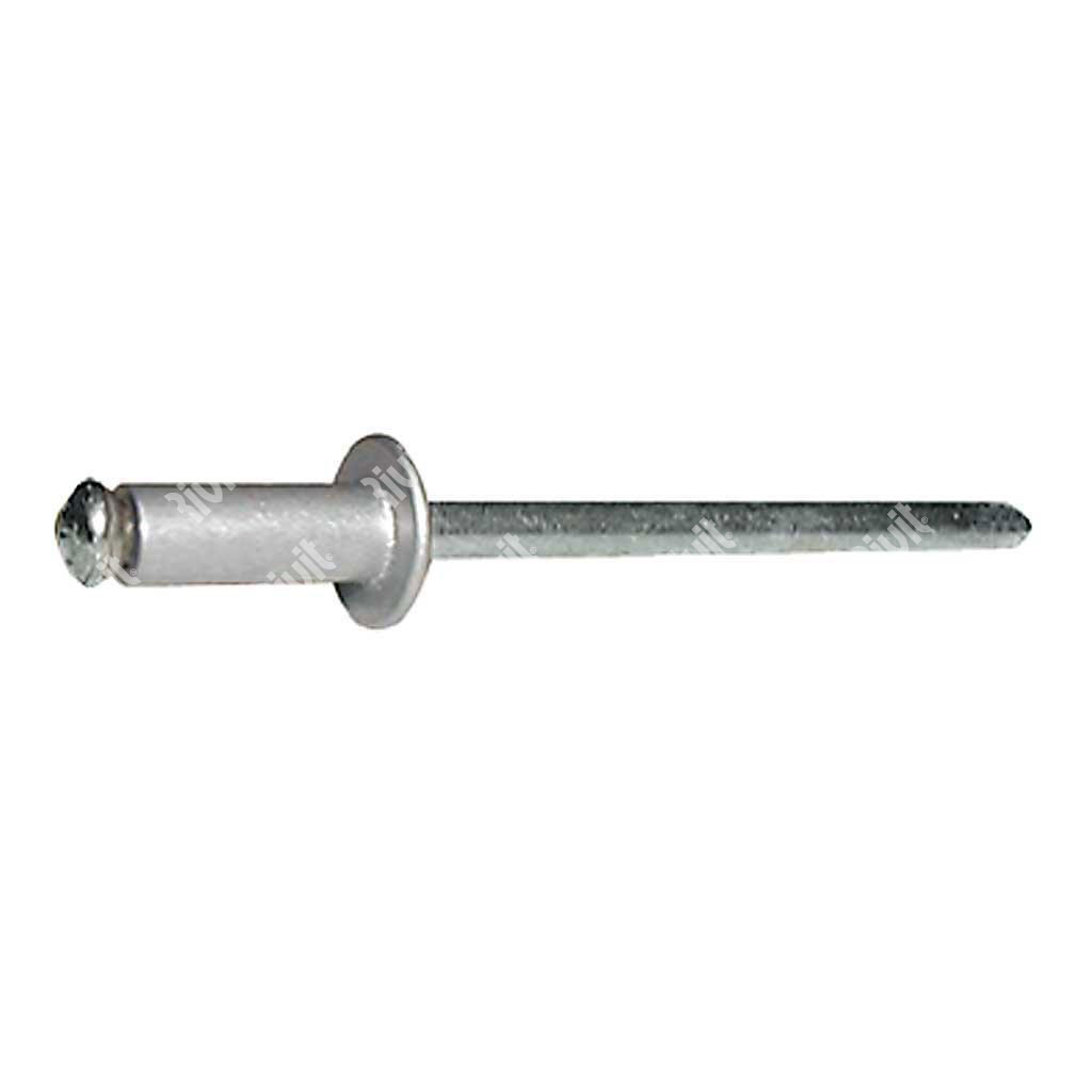 AFT9006-Rivetto Alu/Acc. TT BIANCO SILVER 3,4x9,0