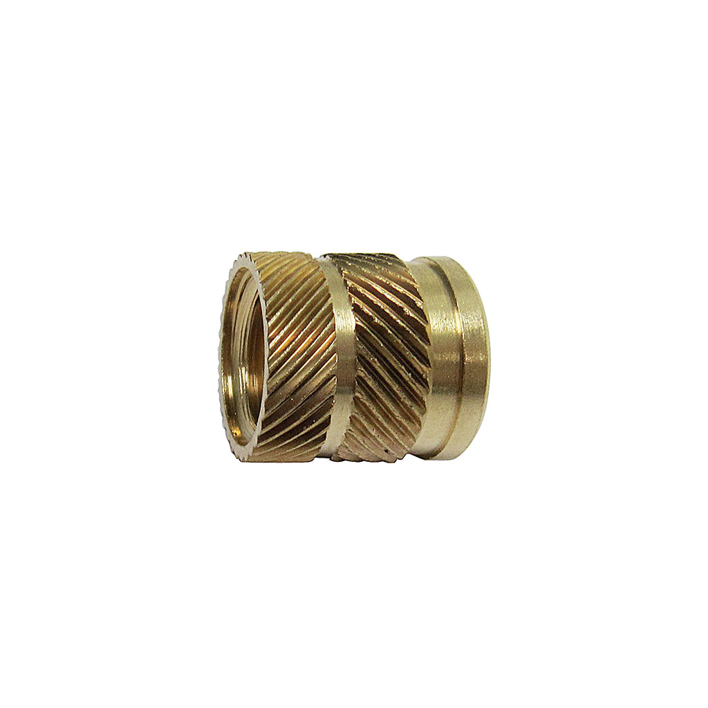 RSL-Treaded brass rivet nuts for thermoplast mat. M8x12,7