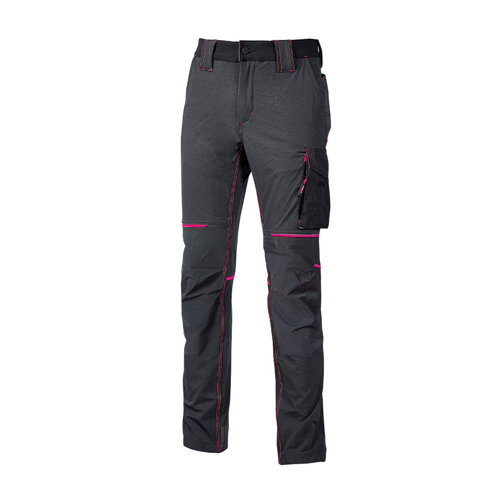 UPOWER-Pantalone WORLD  Lady Grigio fucsia Tg.L