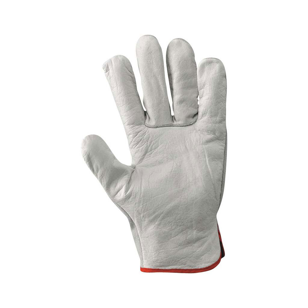Cow grain/split leather glove GL814/11