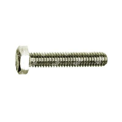 Hex head screw UNI 5739/DIN 933 A4 - stainless steel AISI316 M8x80