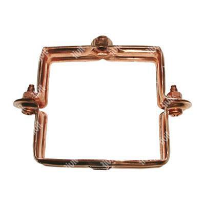 Square Collar Copper 8/10 d.80x80